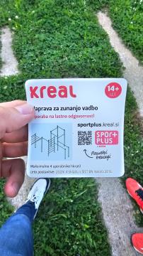 Prek kode QR bodo omogočali pametne treninge (vir: Univerza na Primorskem). 